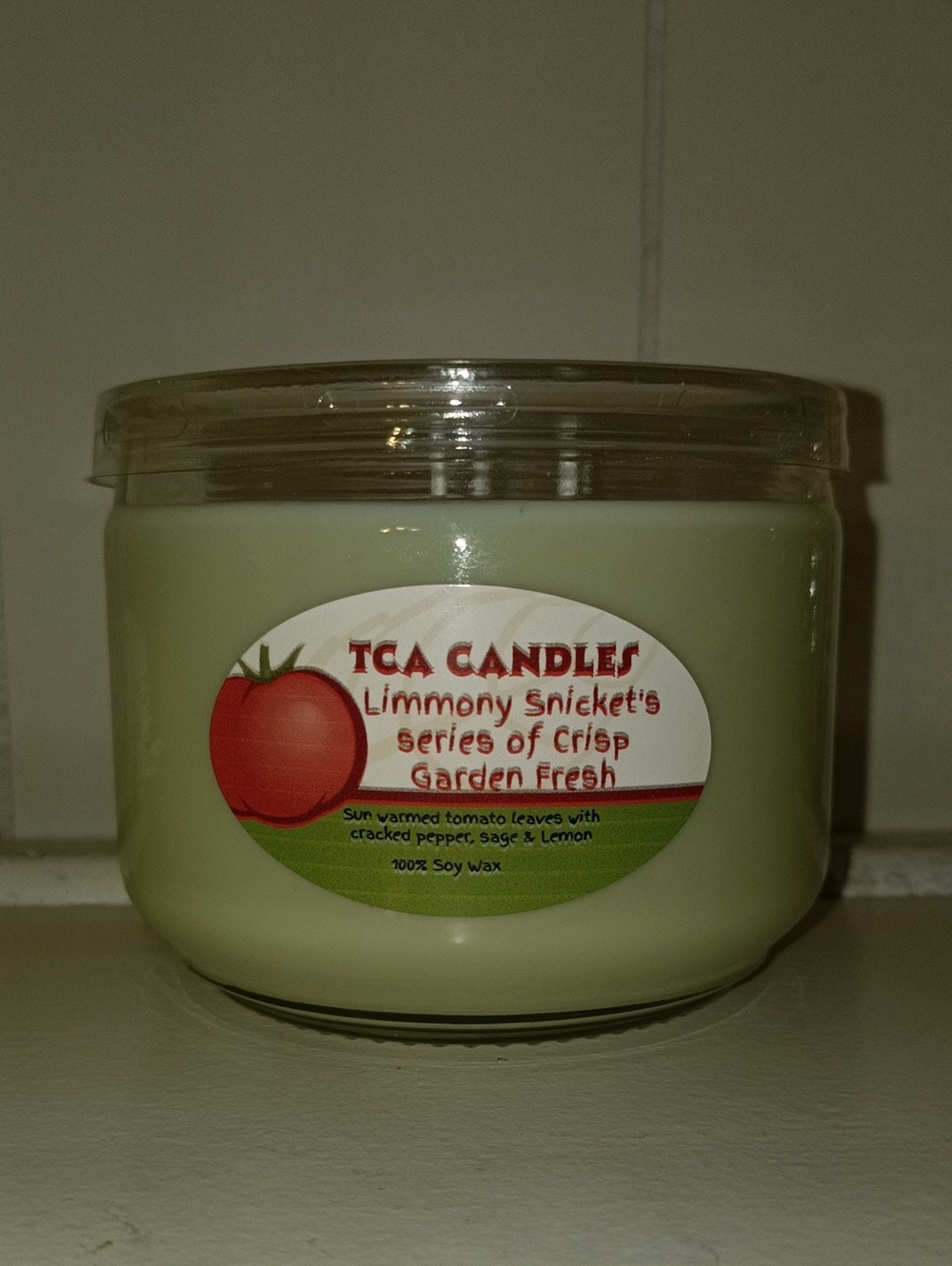 Garden Fresh Soy Candle - Light Green